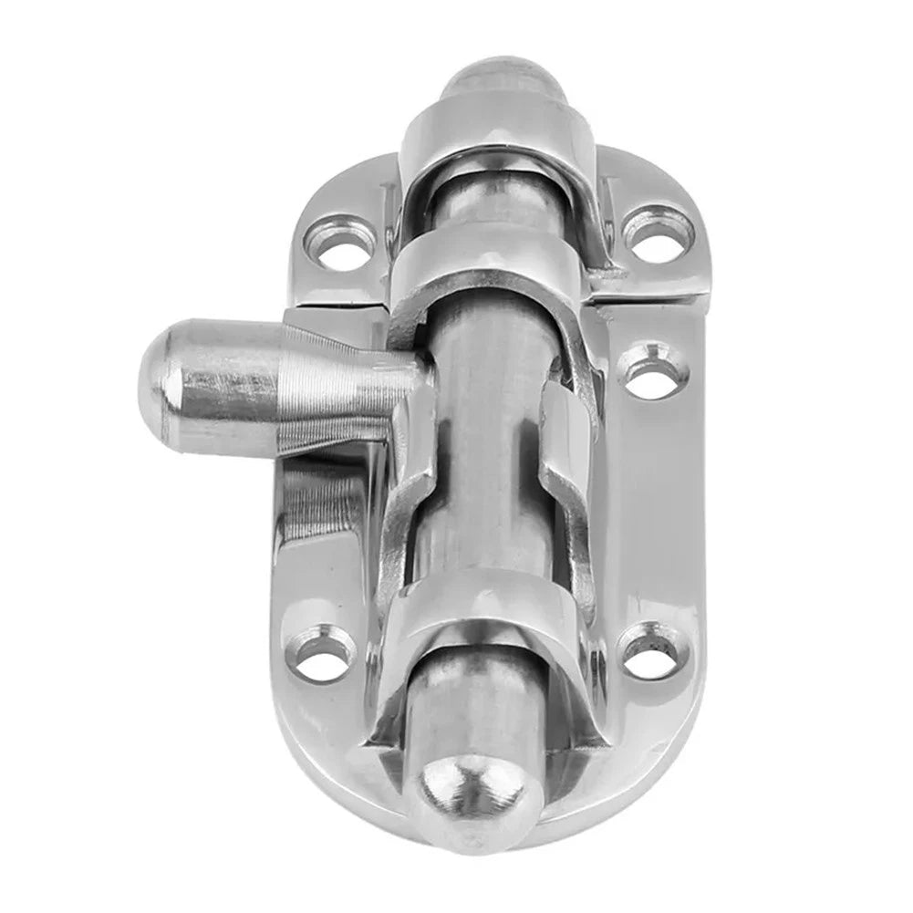 Boat Door Glass Lock Latch Slide Bolt Clasp 60mm 316 Stainless Steel