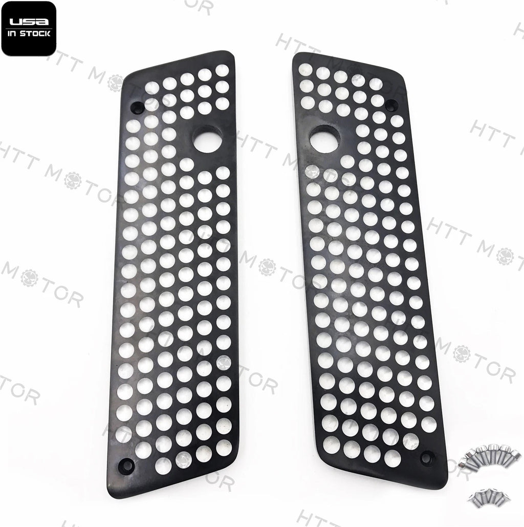 Saddlebag Latch Cover for Harley Touring (1993–2013) - CNC Plated Black