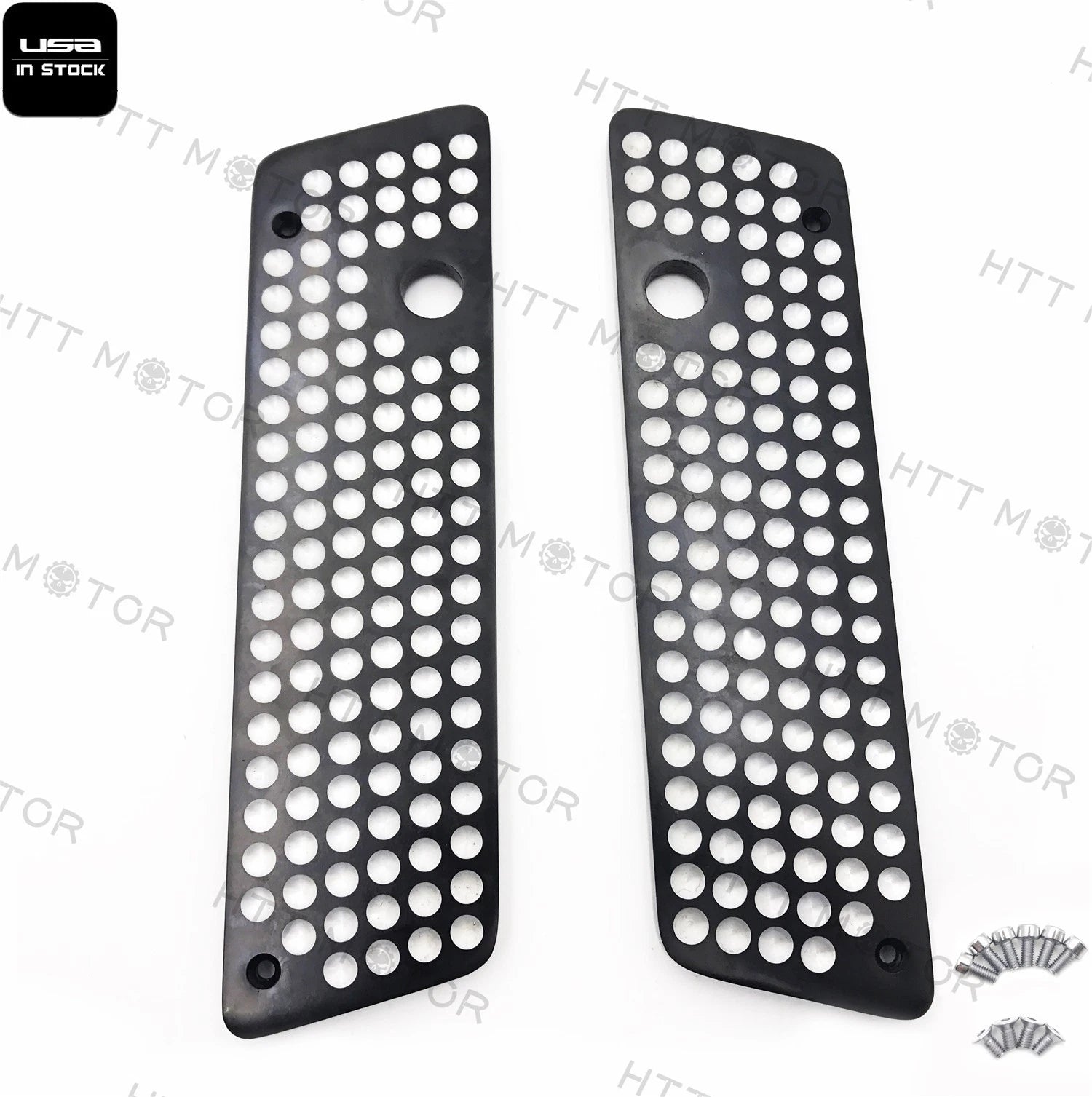 Saddlebag Latch Cover for Harley Touring (1993–2013) - CNC Plated Black