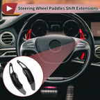 1 Pair Black Aluminum Alloy Steering Wheel Paddles for Subaru Outback (2012–2025)