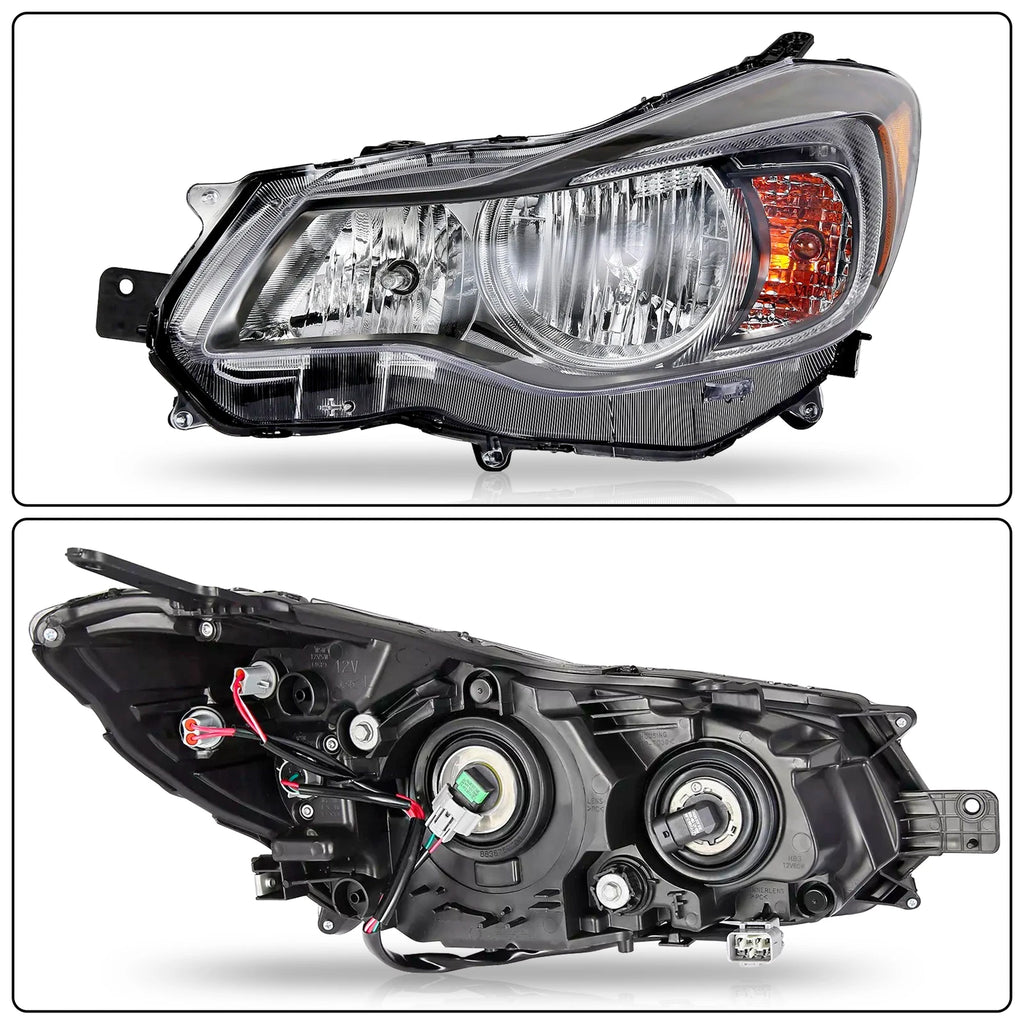 Halogen Headlight Set for Subaru XV Crosstrek, Impreza (2013–2015)