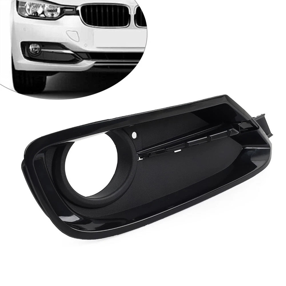 Closed Grid Front Bumper Fog Light Grille for BMW F30 F80 (2012–2019)