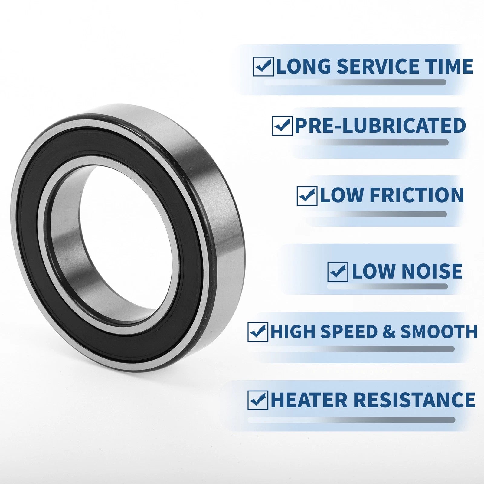 Deep Groove Ball Bearing 6009DDU for Scooter Skateboard Wheel (45x75x16mm)