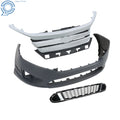 Front Bumper Cover Assembly with Grills & Chrome Trim for Ford Fusion (2010–2012)