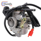 Carburetor 24mm & Air Filter for GY6 150cc ATV Go Kart Scooter (Kazuma, Taotao)