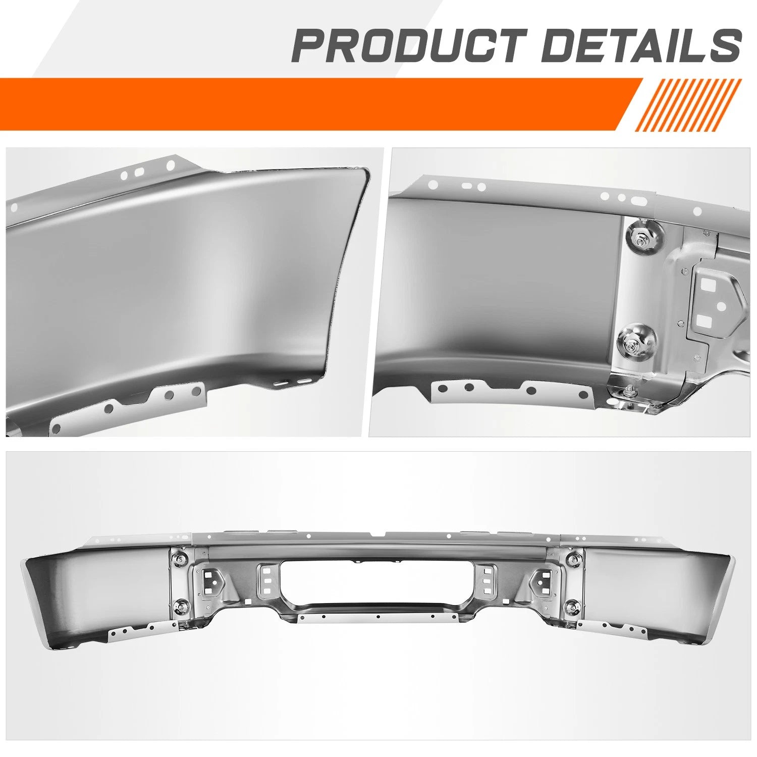 Front Bumper Face Bar for Ford F150 (2009–2014) w/o Fog Light Cut-out