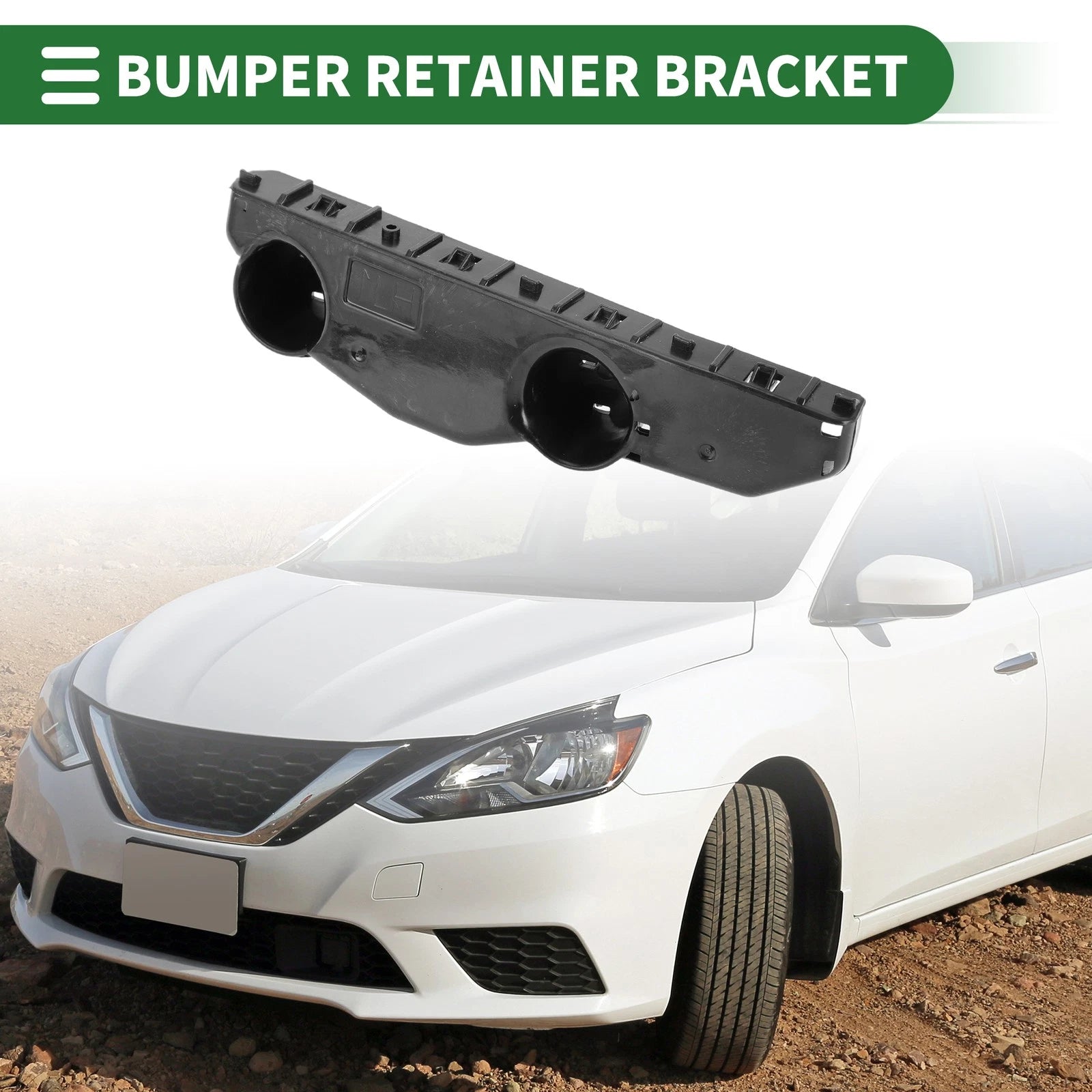 1pc Left Front Bumper Retainer Bracket No. 622253SH0A for Nissan Sentra (2013–2019)