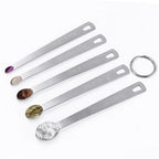 Set of 5 Stainless Steel Measuring Spoons for Kitchen Tools