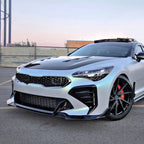 Front Bumper Vent Hole Cover for KIA Stinger GT (2017–2023) Carbon Fiber
