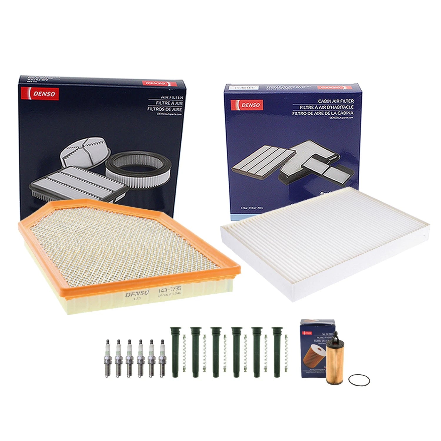 Tune Up Kit with NGK 6 Spark Plugs & Boots for Challenger Charger 300 (2006–2023)