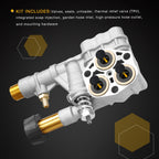 Cleaning Manifold Kit for Axial Cam Pressure Washer Pump (7108366, 520006, 510020)