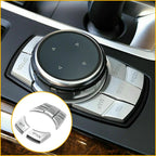 Chrome Multi-Media Button Cover Trim for BMW 3 4 5 6 X5 X6 Series
