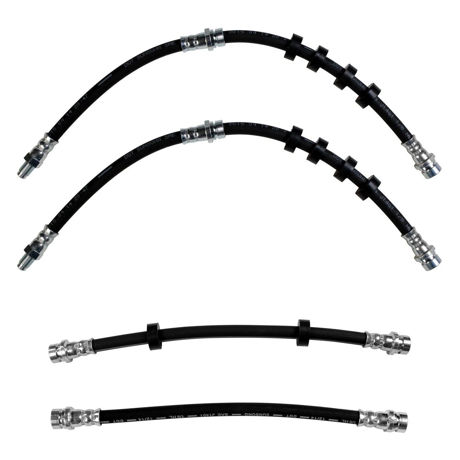 Sunsong Brake Hydraulic Hose Kit for Ford Escape, Mazda Tribute (2001–2012)