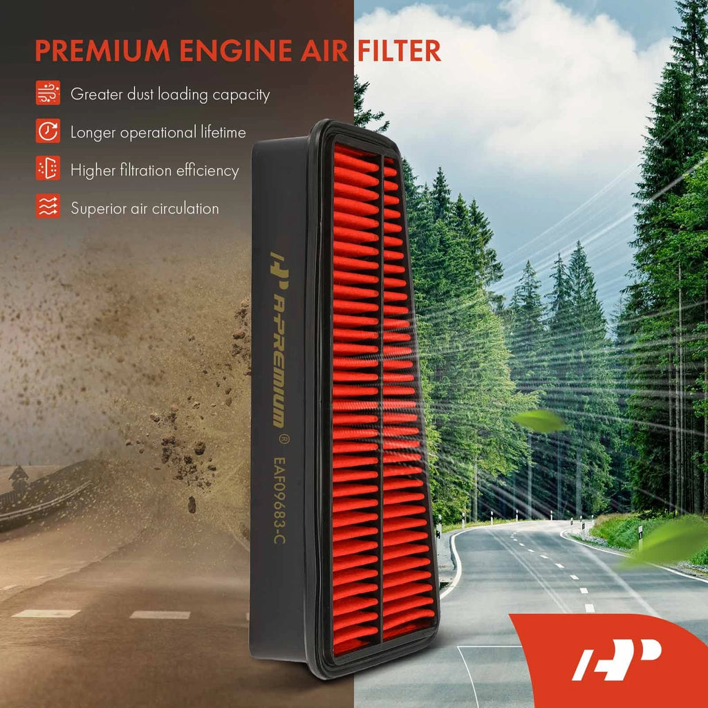 2-Pack High Performance Engine Air Filter for Toyota Tacoma Tundra 4Runner (2016-2024)