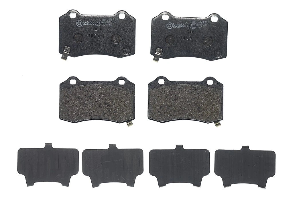 Brembo Rear Low Met Brake Pads Set for Genesis Coupe (2010–2016) Jeep Grand Cherokee (2011–2021) Tesla S (2012–2020)