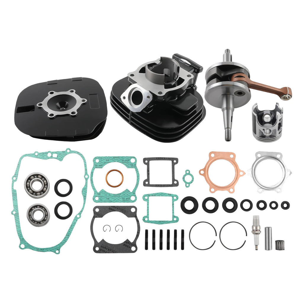 Cylinder Piston Crankshaft Top End Kit w/ Rings for Yamaha Blaster 200 1988-2006