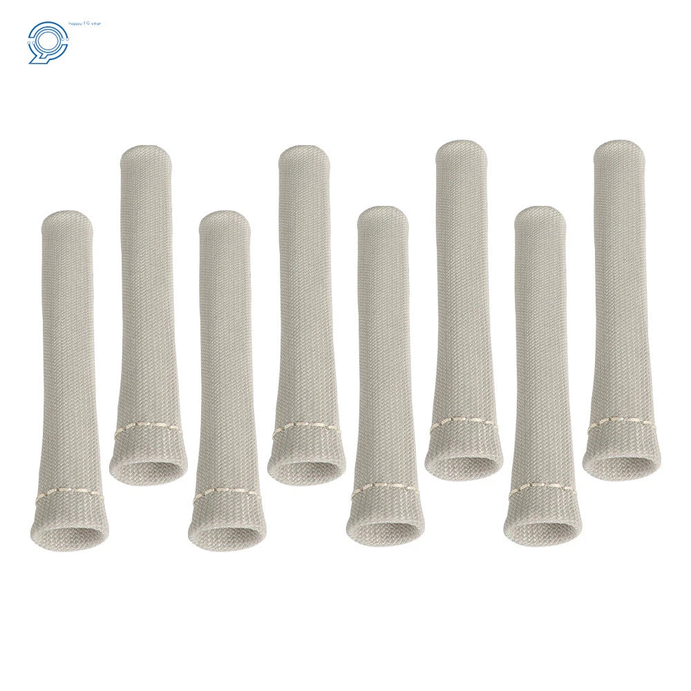Set of 8 Spark Plug Wire Boots Heat Shield Protectors for SBC BBC 350