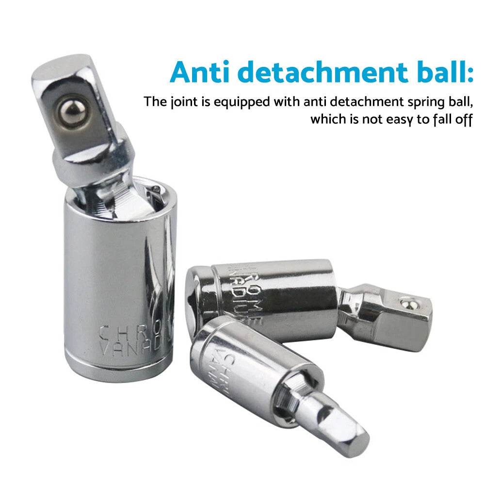 3Pcs Universal Joint Socket Set for Various Makes and Models