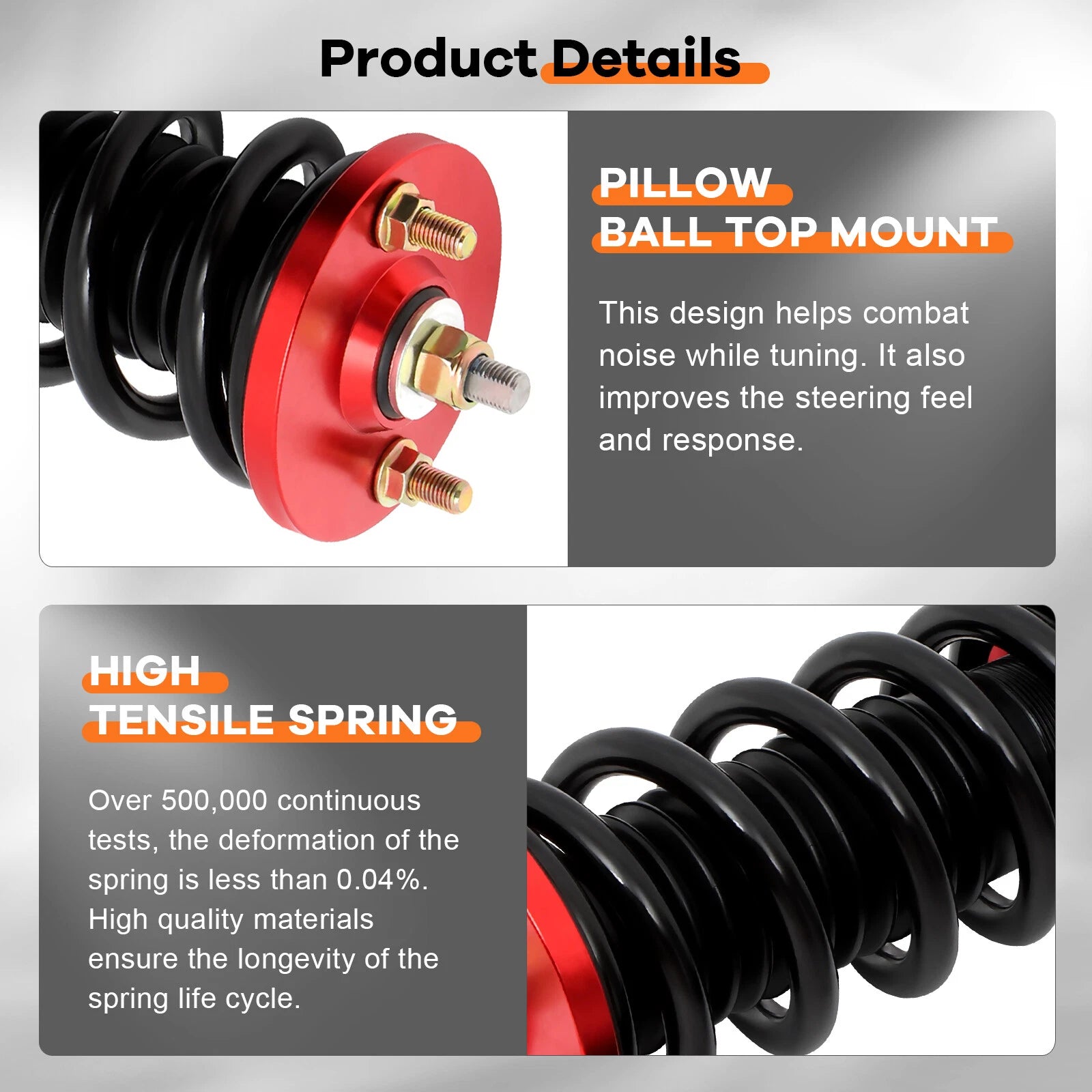 Coilovers for Honda Civic (1988-1991) Adjustable Height Suspension Kit