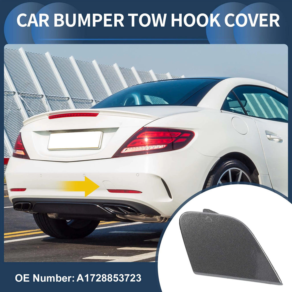 Rear Bumper Tow Hook Cap for Mercedes-Benz (No.A1728853723) Selenite Grey