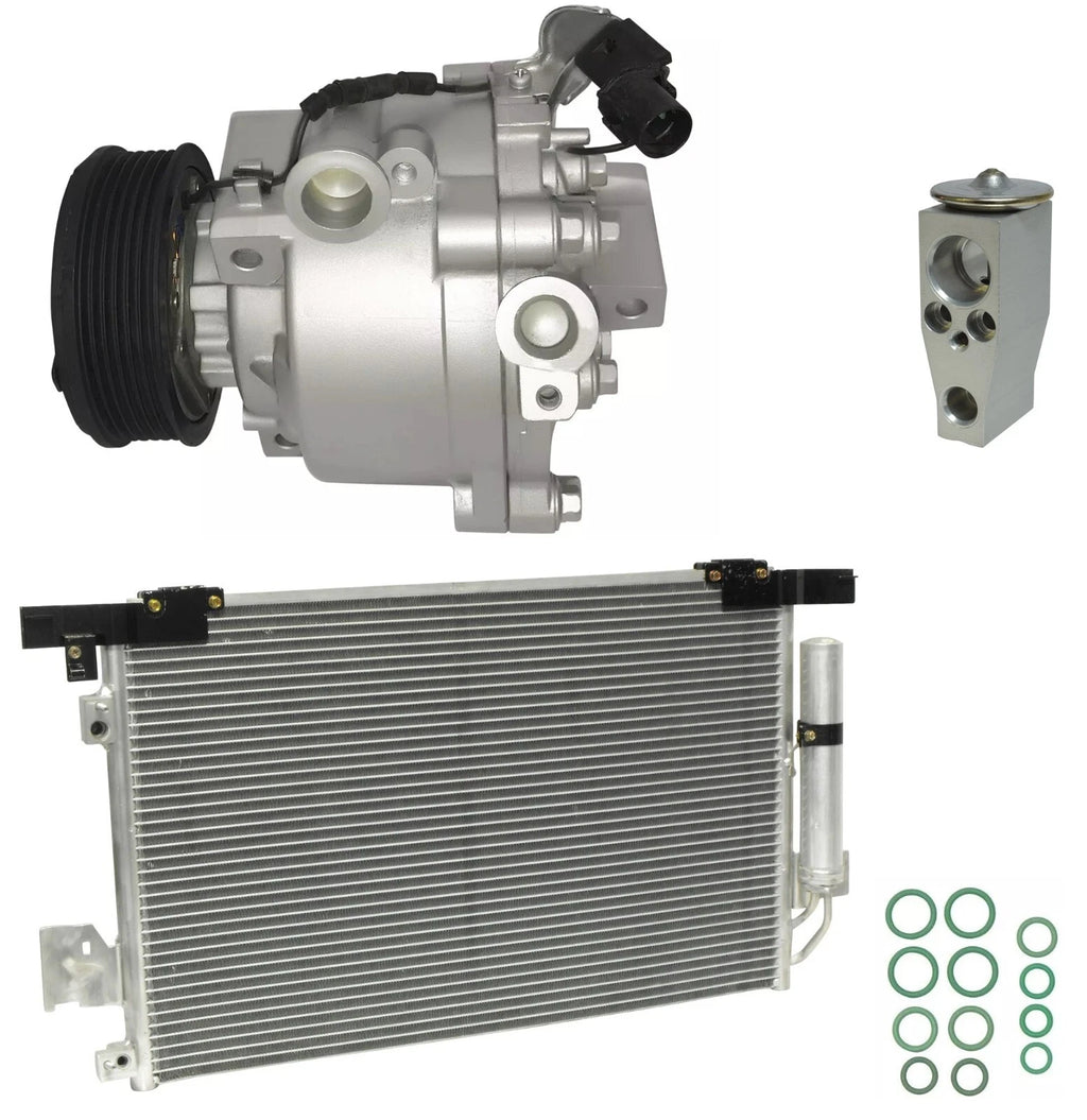 AC Compressor Kit With Condenser Replacement for Mitsubishi Outlander Sport (2017)