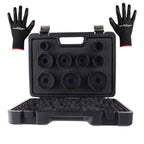 9X 1/2" 3/4" Drive Grooved Lock Nuts Socket Set KM4-KM12