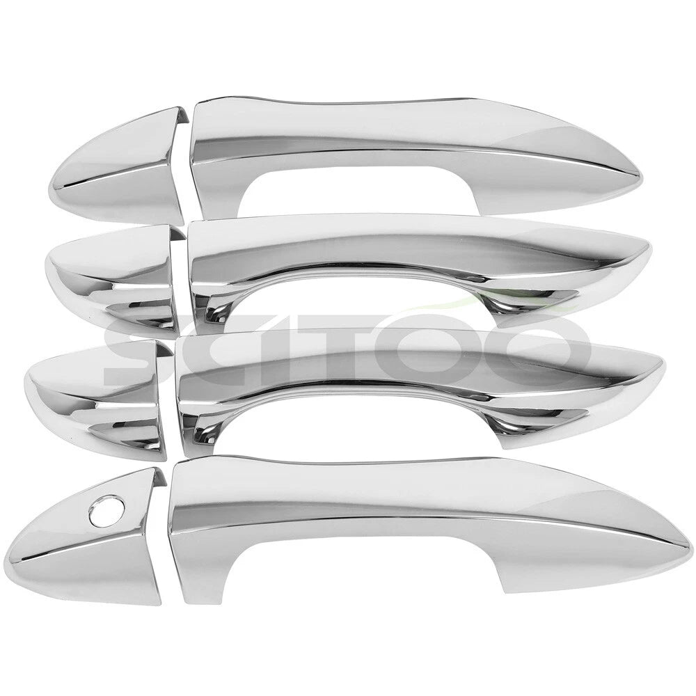 Set of 4 Door Handle Covers for Toyota Corolla (2014–2018) Chrome