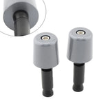 Handlebar Grips for Universal Motorcycle (1.5 in/38.1mm) - Grey