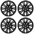 16' 10 Split Spoke Gloss Black Wheel Cover Hubcaps for 2012-2014 Toyota Camry