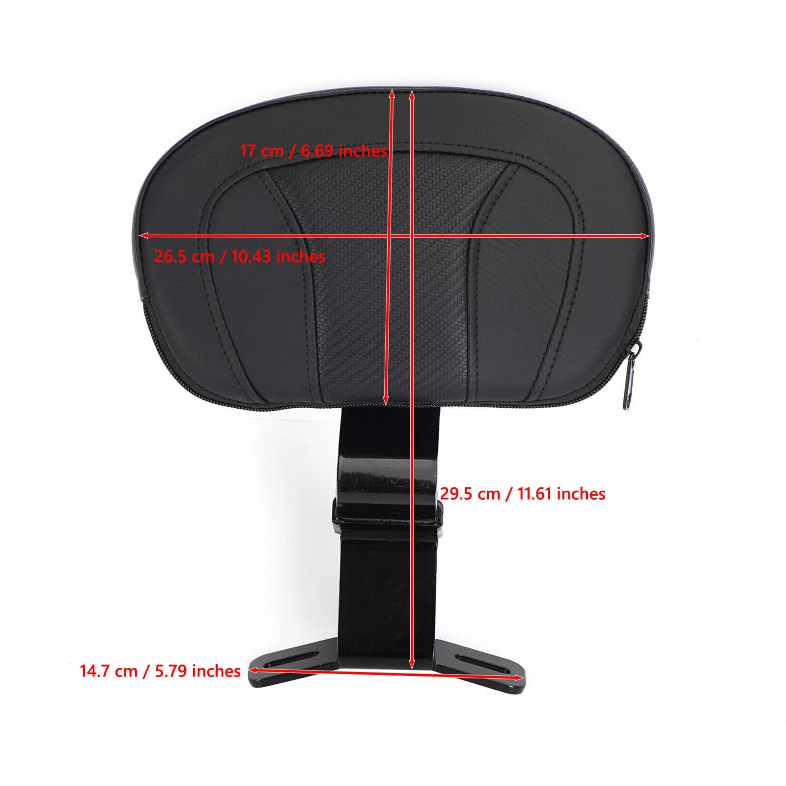 Driver Backrest Pad for Harley Touring CVO Street Glide Road King (2009–2021) UK2 T9