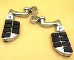 Chrome 1" P-Clamps Foot Peg for Harley Davidson Sportster 883 1200 (2004–2023)