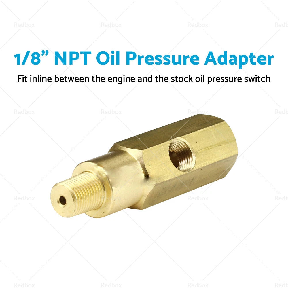Oil Pressure Gauge Adapter 1/8 NPT for Aeroflow AFGA-31