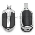 Slipstream Chrome Footpegs for Suzuki Boulevard M95, Marauder 1600 (2005–2009)