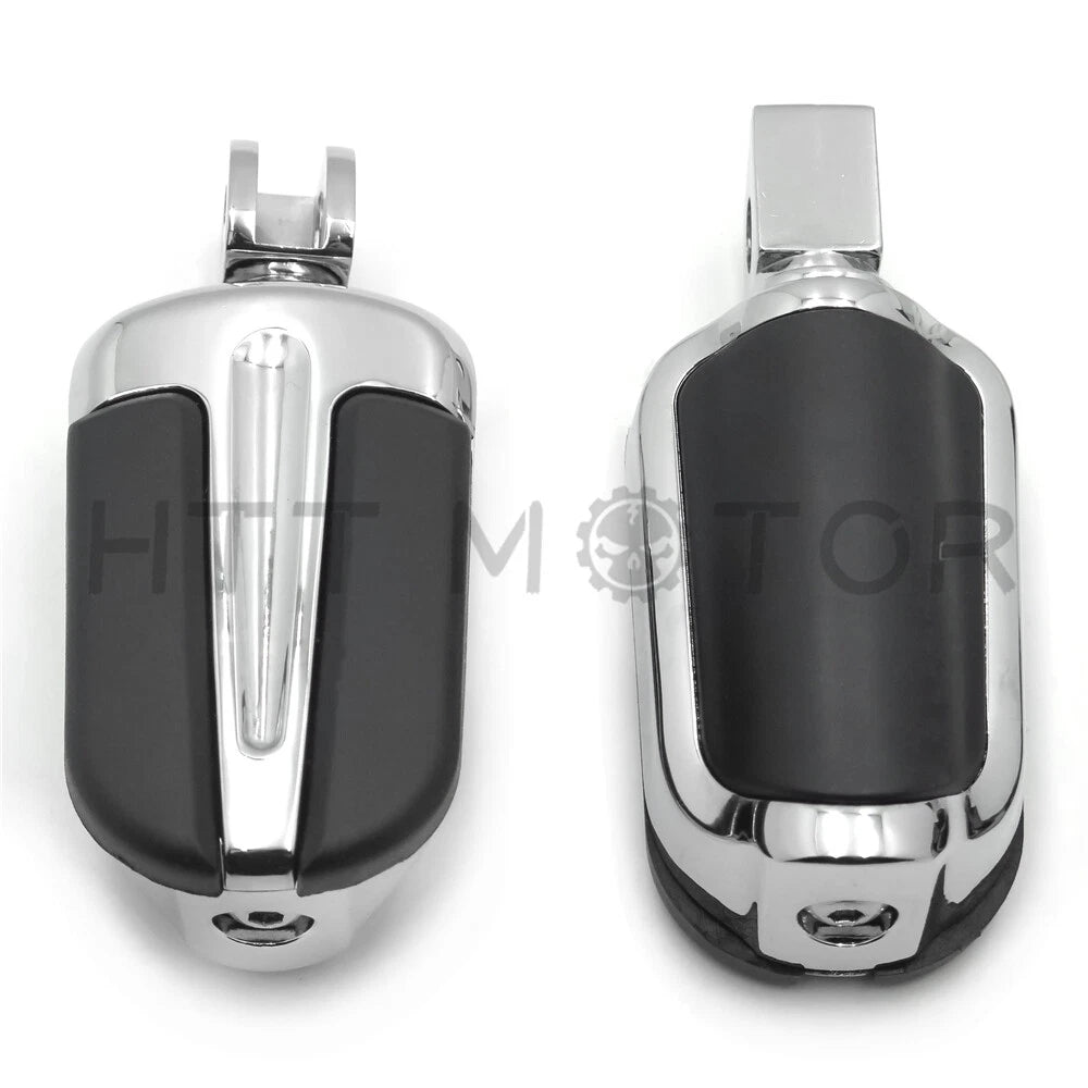 Slipstream Chrome Footpegs for Suzuki Boulevard M95, Marauder 1600 (2005–2009)