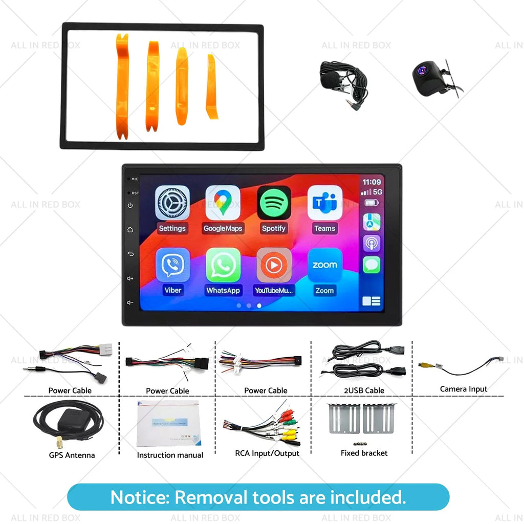 7" In-Dash GPS Radio Stereo for Nissan Navara D40 (2007–2015)