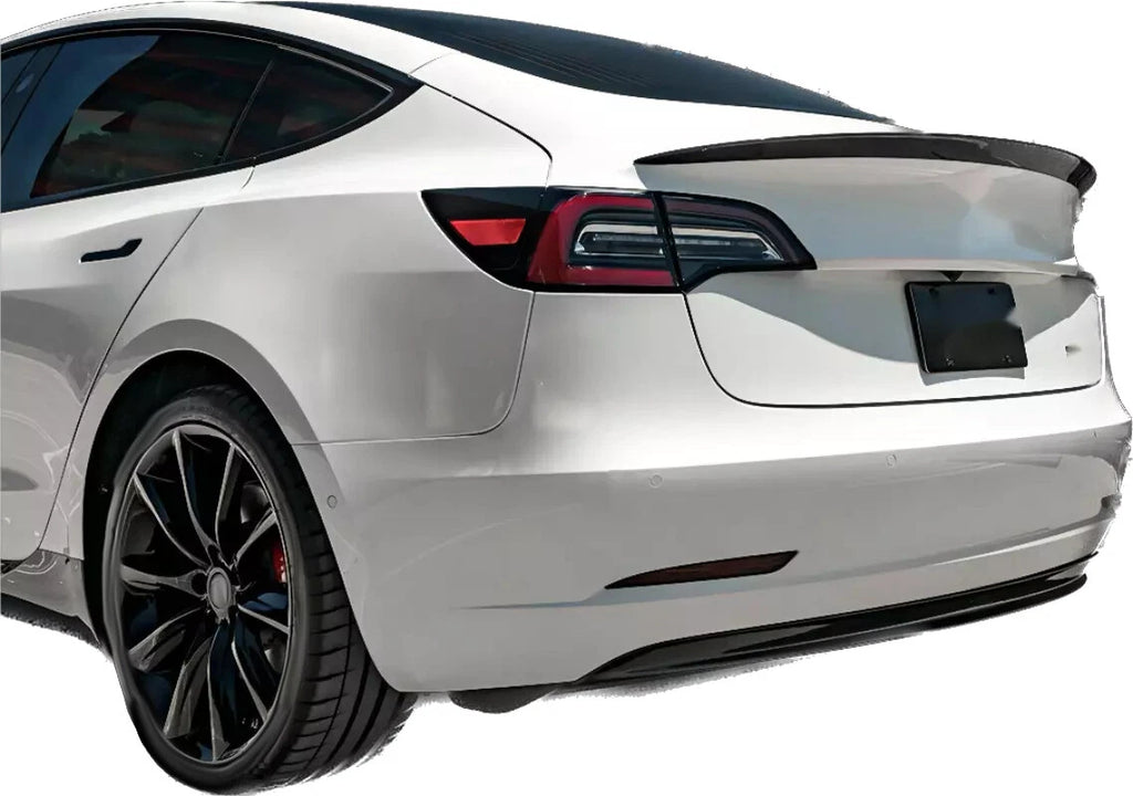 Rear Trunk Spoiler Wing for Tesla Model 3 (2017–2023) Carbon Fiber Look