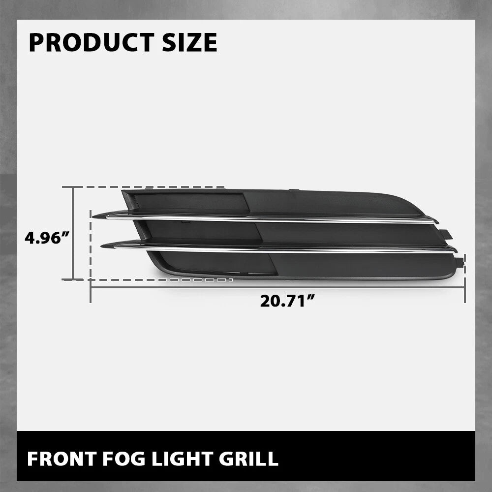 Fog Light Covers for Audi A6 (2012–2015) Left & Right Side