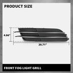 Fog Light Covers for Audi A6 (2012–2015) Left & Right Side