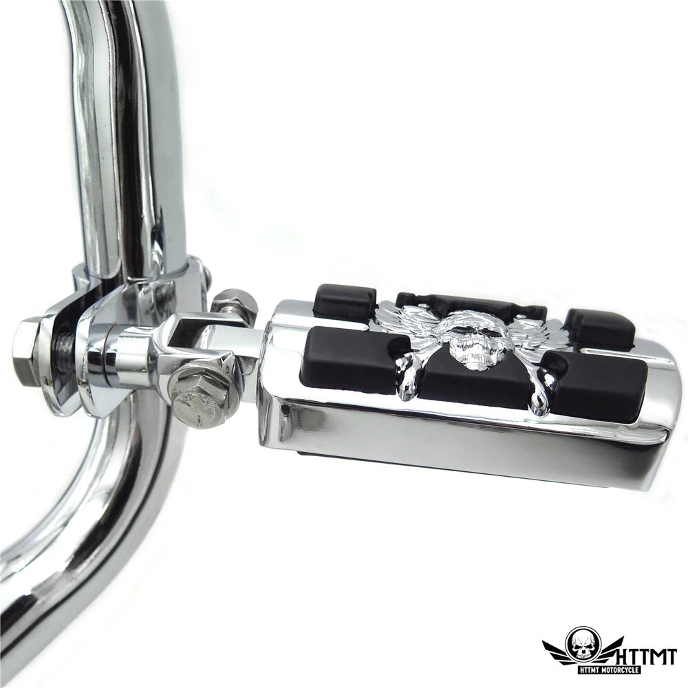 Zombie 1" 1-1/4" Highway Radical Stiletto Footpegs for Harley Sportster (4475)