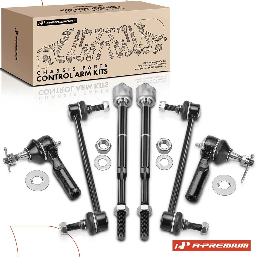 Front Sway Bar Link & Tie Rod End for Chevy HHR 2006–2011 Cobalt