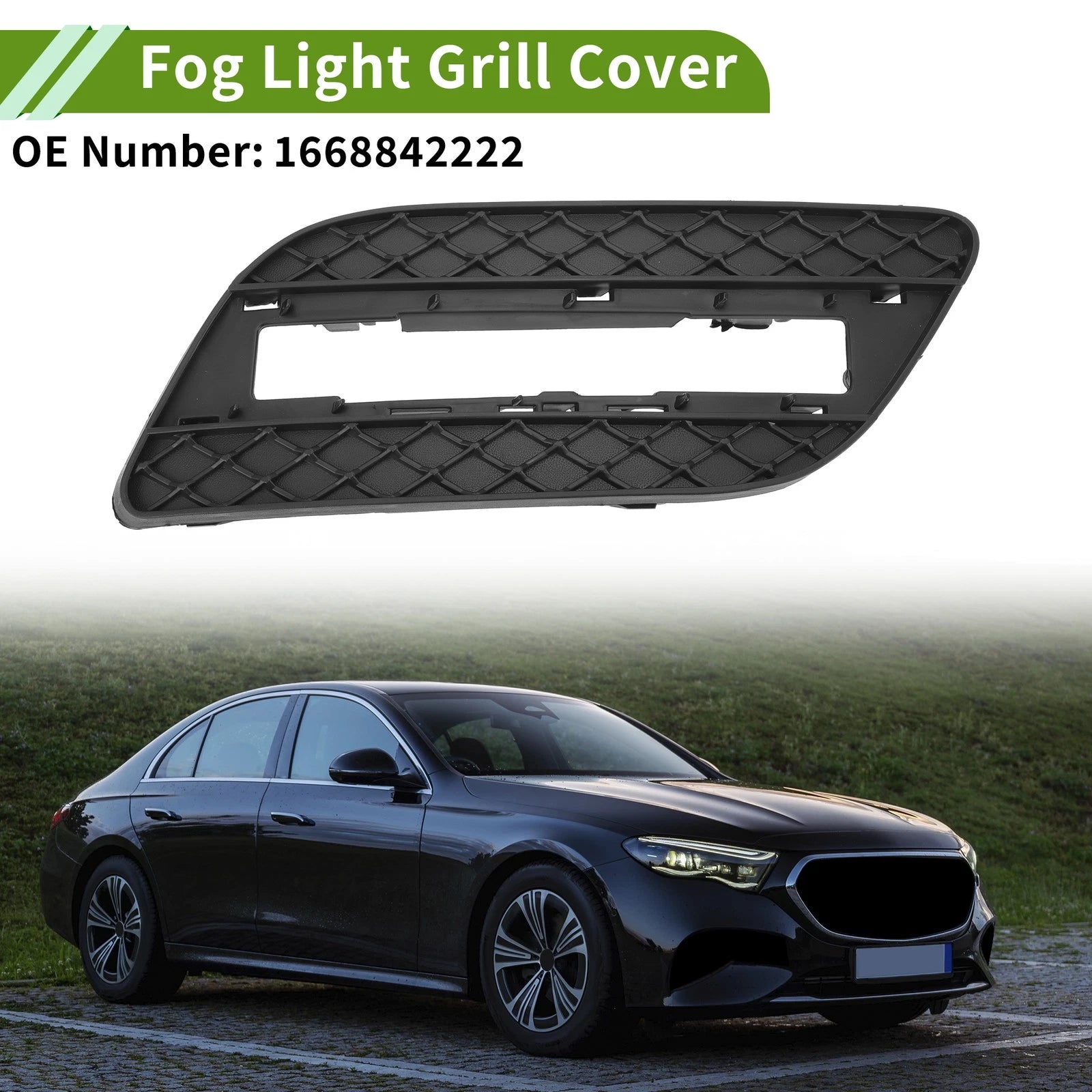 1 Pc Fog Light Grill for Mercedes Benz ML550 (2012–2015) No. 1668842222