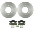 Bosch QuietCast Front Brake Kit for Dodge Ram (8 Lugs, Disc Rotors, Semi-Met Pads)