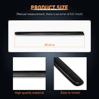 2pcs Bed Rail Caps for Chevy Silverado GMC Sierra (1999–2006) Smooth w/o Holes