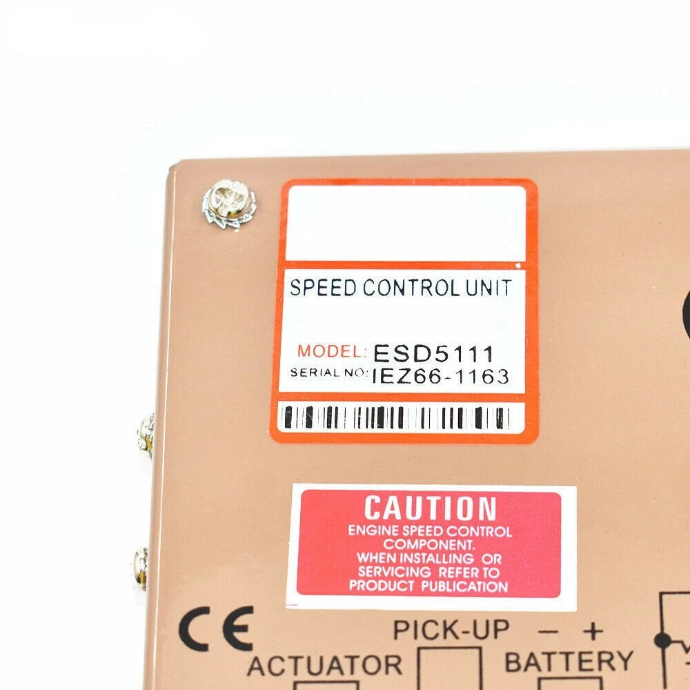 Electronic Engine Speed Controller for Generator (Genset) (YYYY–YYYY)