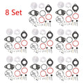 Set of 8 Carburetor Rebuild Kits for Briggs & Stratton Nikki (796184)