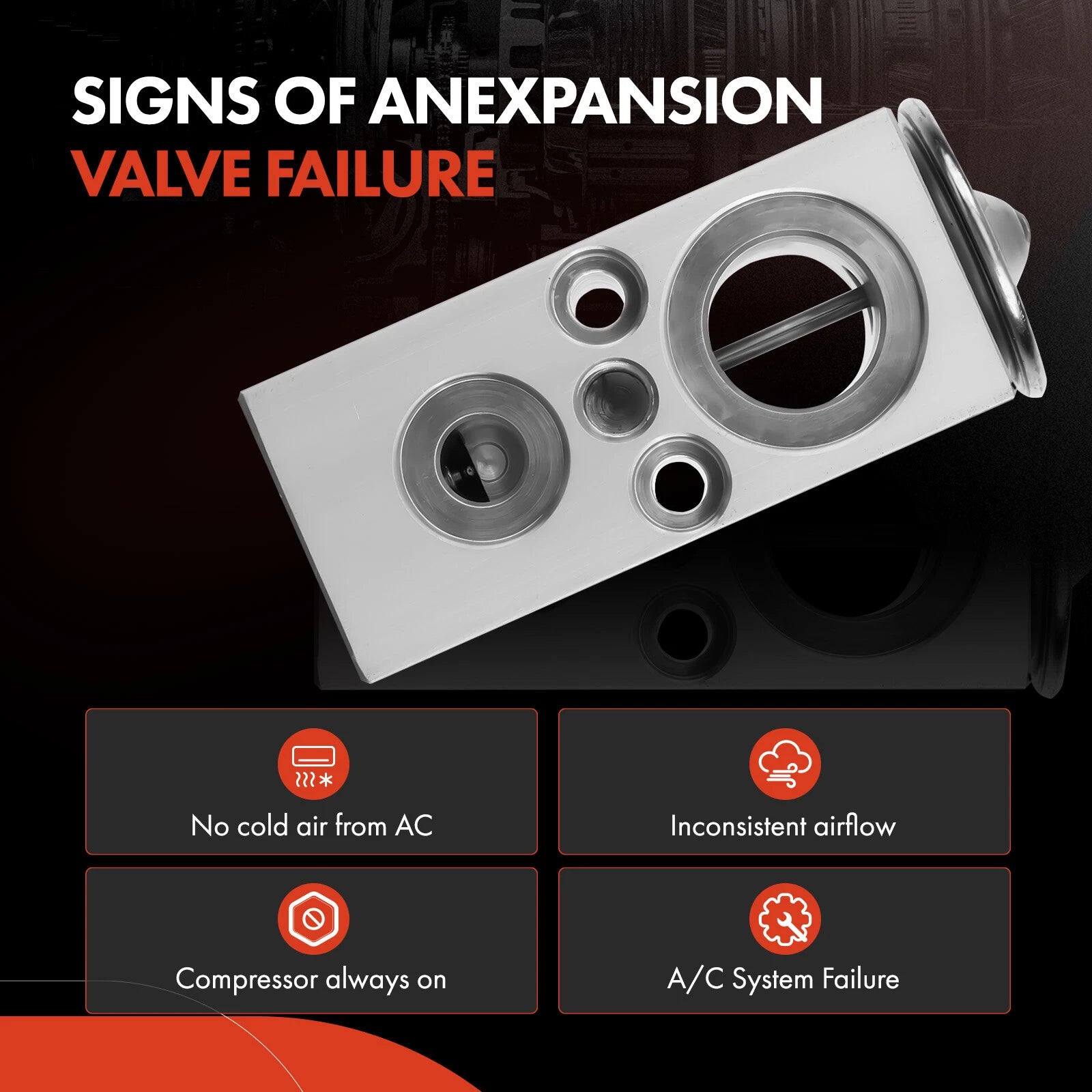 A/C Expansion Valve for Buick Rendezvous, Chevy Venture (2001-2004)