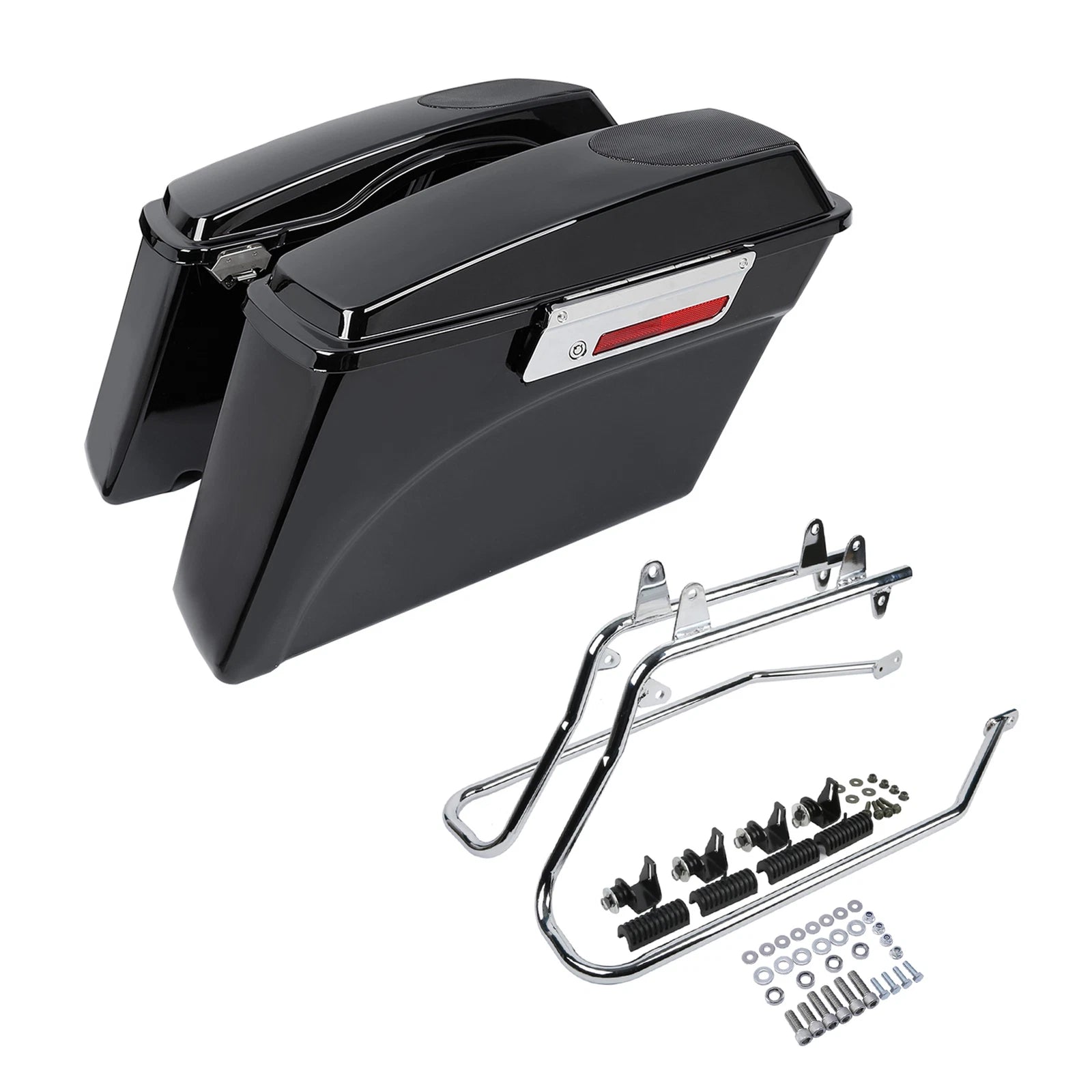 Hard Saddlebags Speaker Lid Bracket Kit for Harley Softail (1984–2017)
