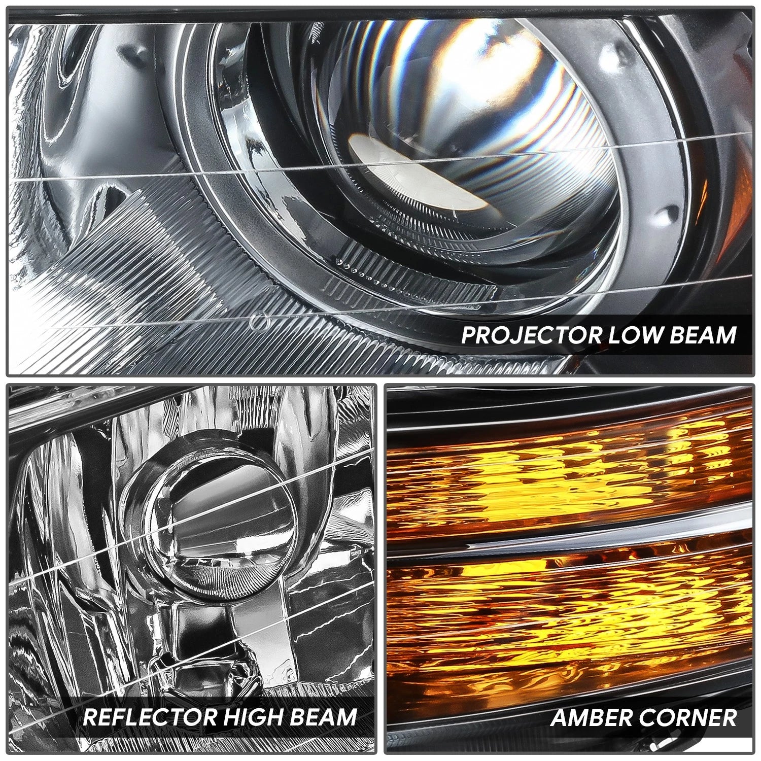 Left Driver Side Projector HID Headlight Assembly for Acura TL (2004–2005)