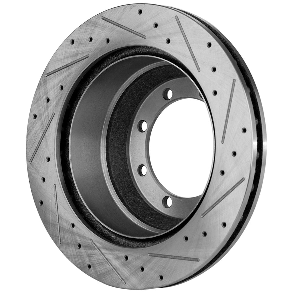 Brake Disc Rotors and Pad Kit for Ford F-350 Super Duty 4WD (1999–2004)