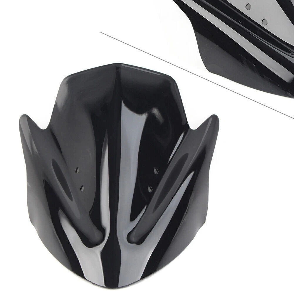 Motorcycle Windshield for Kawasaki ER-6N ER6N (2012–2016) Black